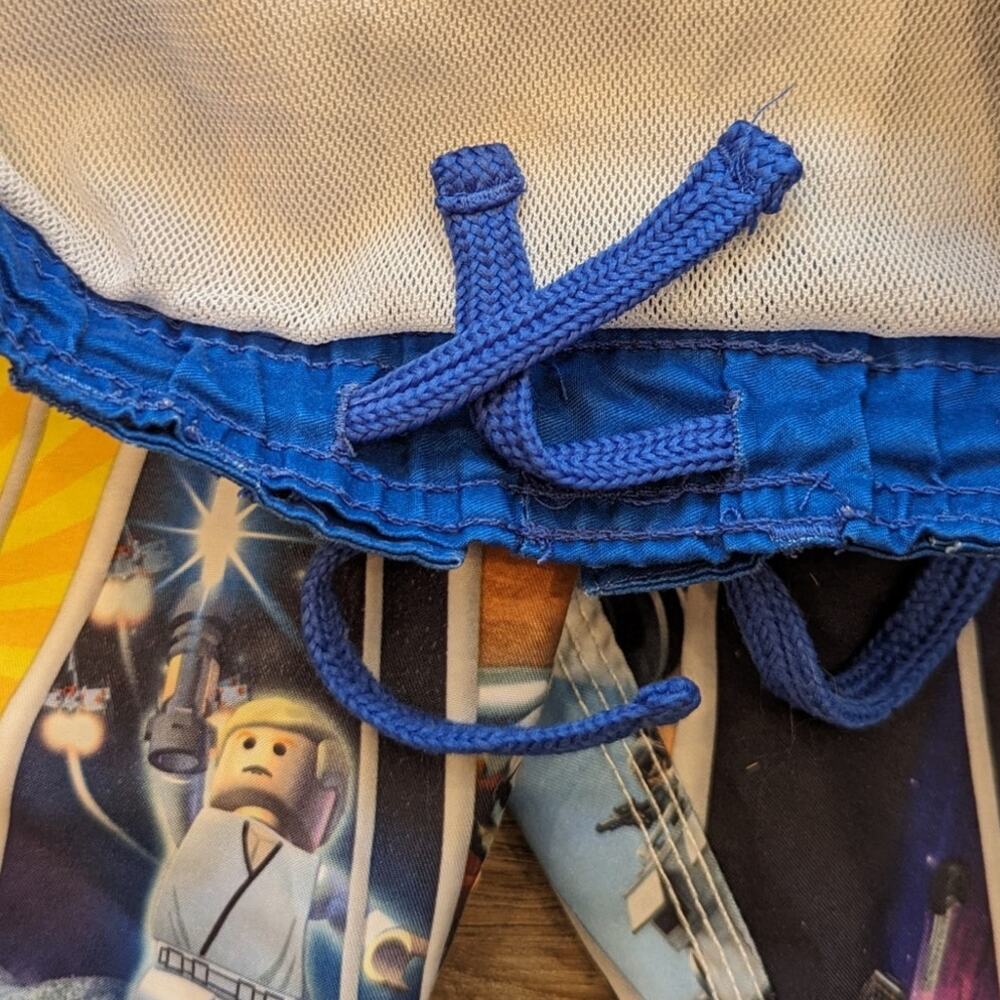 Star Wars Legos Swim Trunks Boys Size 4 - Picture 5 of 7